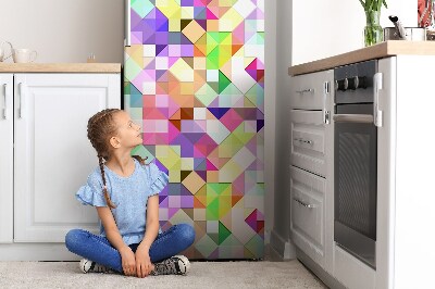 Kühlschrank magnet folie Farbenfrohe mosaik