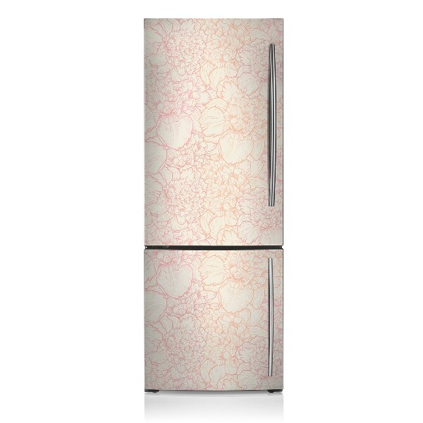 Kühlschrank magnet folie Rosa pfingstrosen