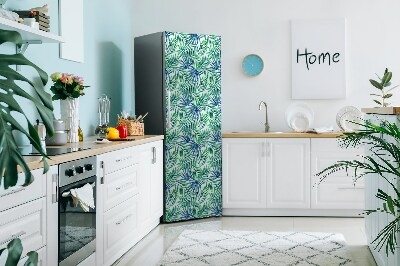 Kühlschrank matte Bemalten blätter