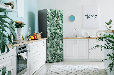 Kühlschrank matte Bemalten blätter