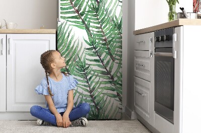 Kühlschrank aufkleber Palmenblätter