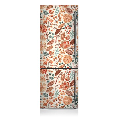 Kühlschrank aufkleber Künstlerische blumen