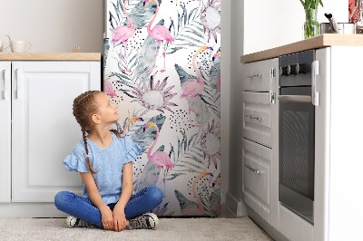 Kühlschrank matte Flamingos