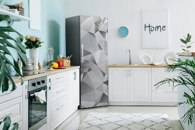Kühlschrank matte Graue abstraktion
