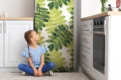 Kühlschrank matte Grüne farnblätter