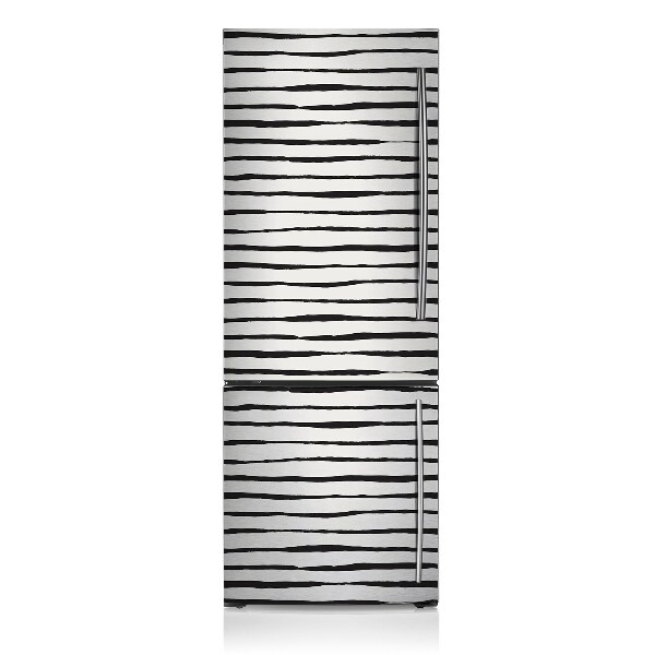 Magnet auf kühlschrank folie dekoration Schwarze linien