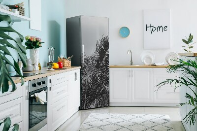 Kühlschrank matte Palmenblätter