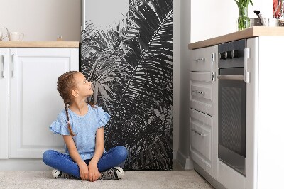 Kühlschrank matte Palmenblätter