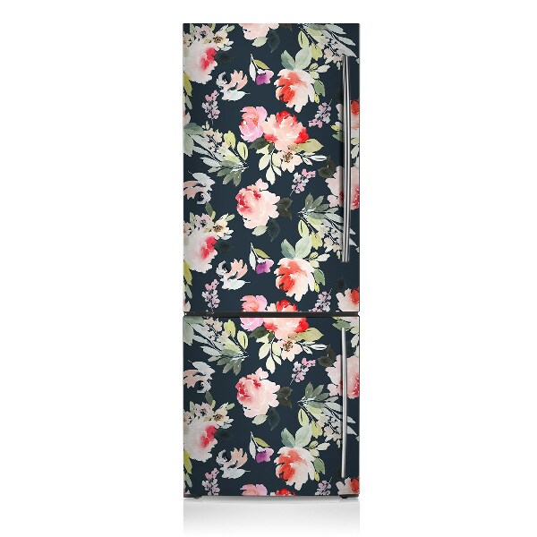 Kühlschrank matte Bemalten blumen