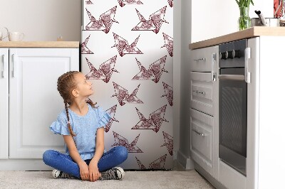 Magnetischer kühlschrank-aufkleber Origami-vögel