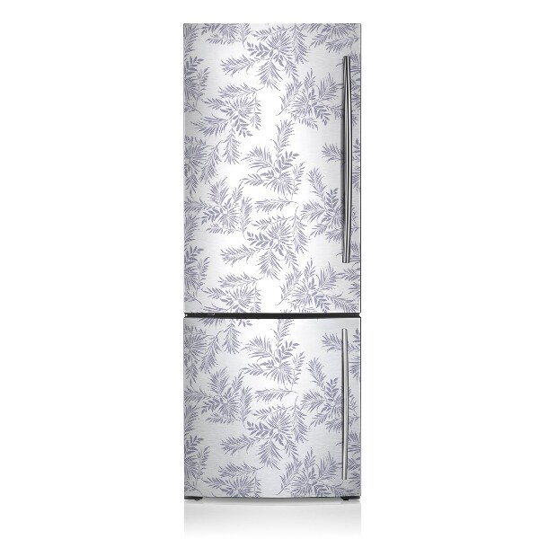 Kühlschrank matte Graue blätter