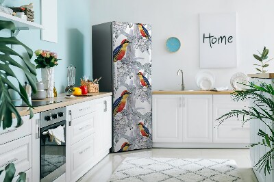 Kühlschrank magnet folie Bemalten vögel