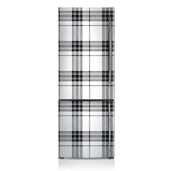 Kühlschrank aufkleber Graues küchenmuster