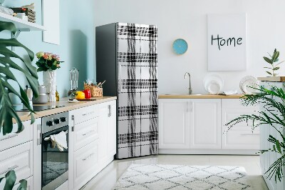 Kühlschrank aufkleber Graues küchenmuster