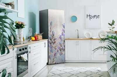 Kühlschrank matte Pastellblätter
