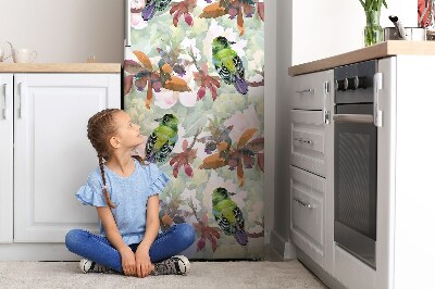 Kühlschrank magnet folie Exotische vögel