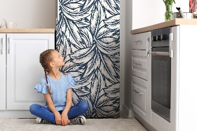 Kühlschrank matte Gezogene blätter