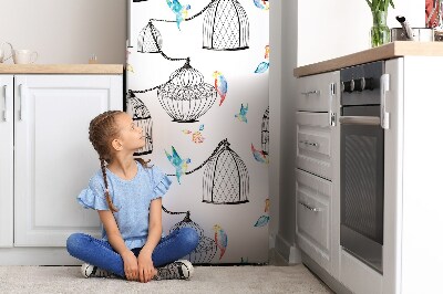 Kühlschrank magnet folie Vogelkäfig