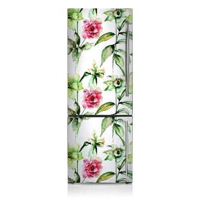 Kühlschrank matte Frühlingsblumen