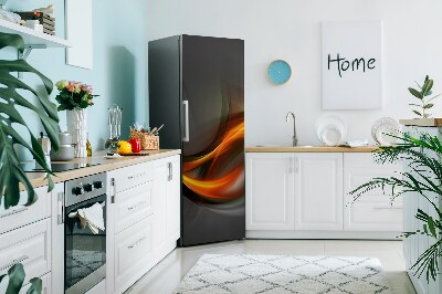 Kühlschrank matte Orange abstraktion