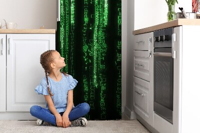Kühlschrank matte Grünes zeichen