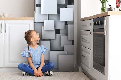 Kühlschrank matte Graue blöcke