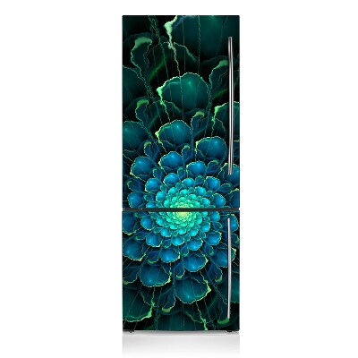 Kühlschrank matte Grüne blume
