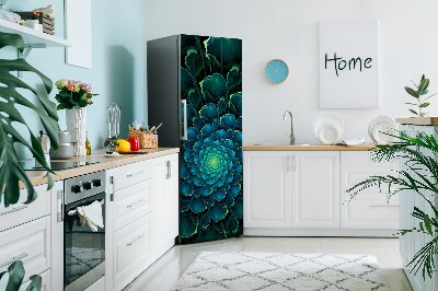 Kühlschrank matte Grüne blume