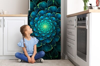 Kühlschrank matte Grüne blume