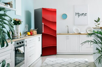 Kühlschrank matte Rote textur