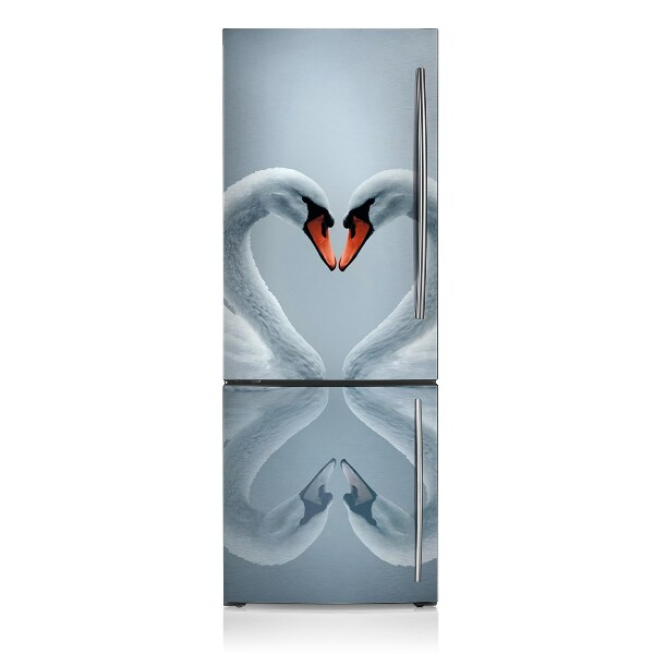 Kühlschrank matte Schwäne