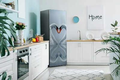 Kühlschrank matte Schwäne
