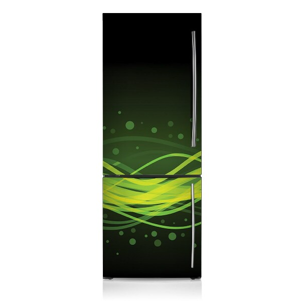 Kühlschrank matte Grüne streifen