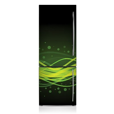 Kühlschrank matte Grüne streifen