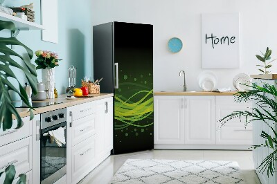 Kühlschrank matte Grüne streifen
