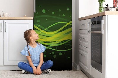 Kühlschrank matte Grüne streifen
