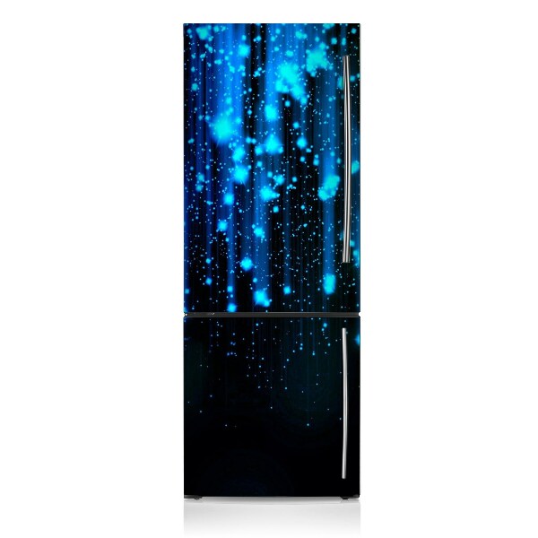 Kühlschrank matte Blaue stücke