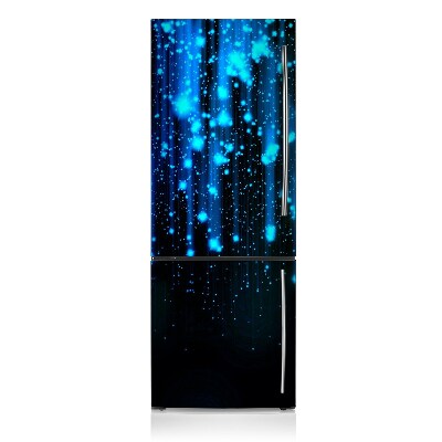Kühlschrank matte Blaue stücke