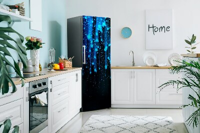Kühlschrank matte Blaue stücke