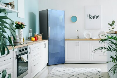 Kühlschrank matte Zusammenfassung blau