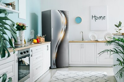 Kühlschrank matte Metall abstraktion