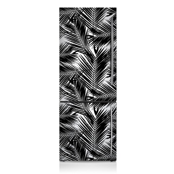 Kühlschrank matte Schwarze blätter