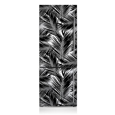 Kühlschrank matte Schwarze blätter