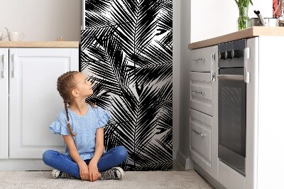 Kühlschrank matte Schwarze blätter