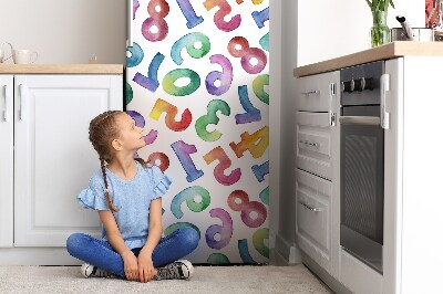 Kühlschrank magnet folie Bunte buchstaben