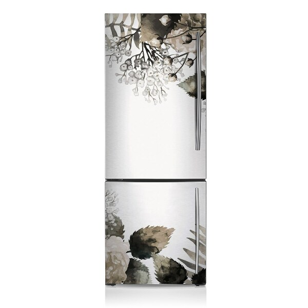 Kühlschrank aufkleber Hortensienblüten