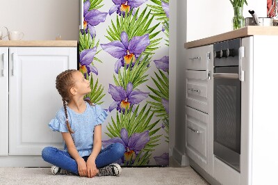 Kühlschrank aufkleber Lilane blumen