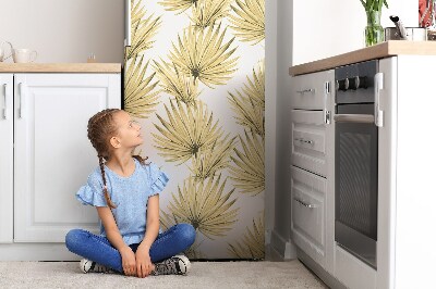 Kühlschrank matte Tropenblätter