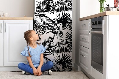 Kühlschrank aufkleber Exotische blätter