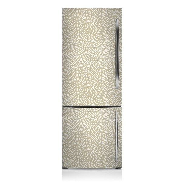 Magnetischer kühlschrank-aufkleber Beige boho tränen